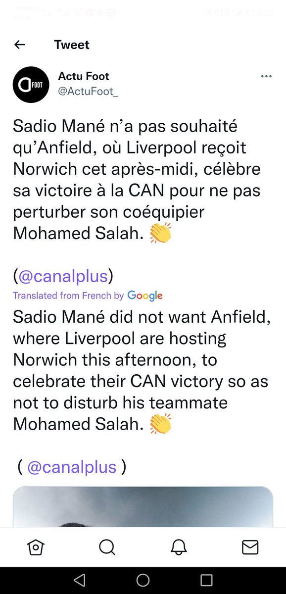 limalimai's tweet photo. طبعا خبر زي ده مش هينتشر زي الخبر المتفبرك الاصلي 😂😂😂 وخد ع القياس كل اخبار الهمبله ال fake  ،مصدر مقرب  من ماني نفي معلومه انه كان ف احتفال لماني وهو رفض😂😜
#MoSalah #sadiomane #lfc #محمد_صلاح #ليفربول #AFCON2021 https://t.co/MragFizNc5