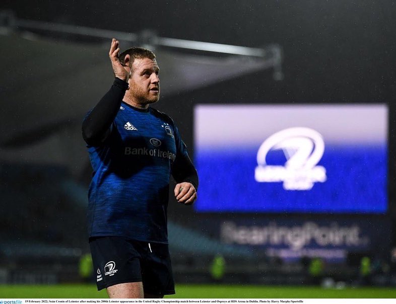 Sean Cronin (@seancronin2) on Twitter photo Special day yesterday making #200 for <a href="/leinsterrugby/">Leinster Rugby</a>
To my family, my teammates and supporters, thank you all ❤️ 👏 Special day yesterday making #200 for <a href="/leinsterrugby/">Leinster Rugby</a>
To my family, my teammates and supporters, thank you all ❤️ 👏
