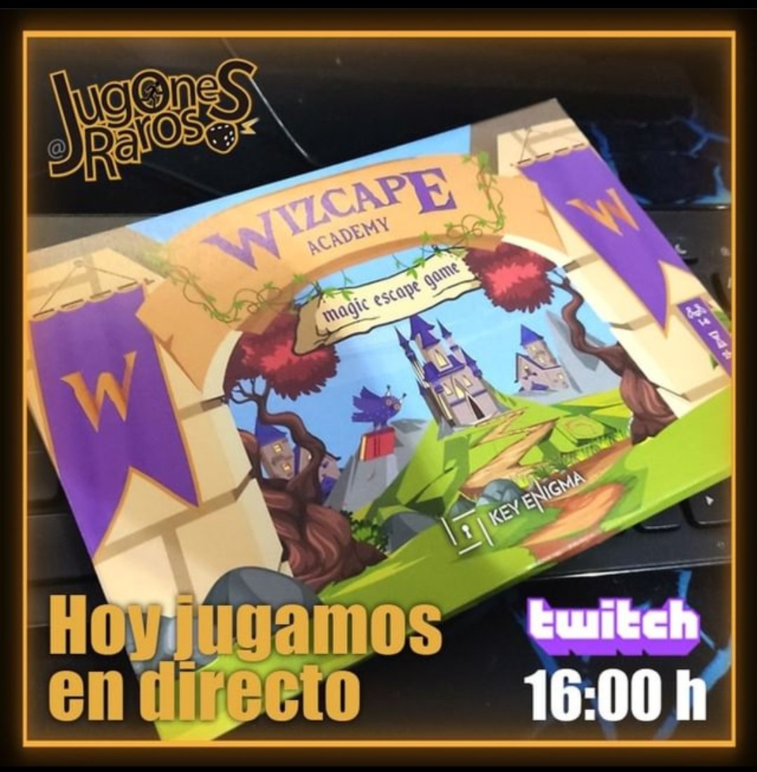 CrazyMadDoctor_'s tweet image. 👉Hoy a las 16:00h en nuestro canal de TWITCH jugamos en DIRECTISIMO DIRECTO a Wizcape Academy de @key_enigma . ¿Quereis jugar con nosotros?
.
#escaperoomgame #keyenigma #juegoescaperoom #wizcapeacademy #adventureescape #harrypotterfan #twitch