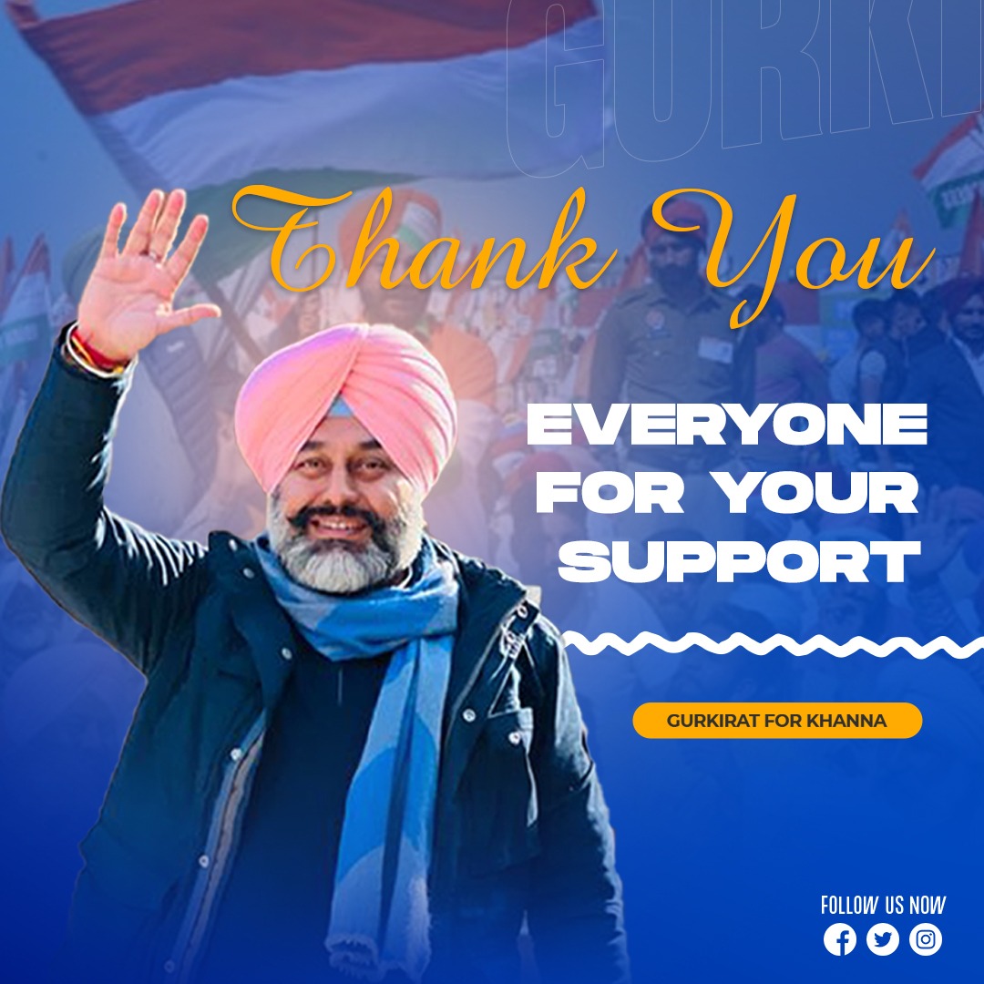 I am thankful to all the voters for taking out time and voting for deciding future of "Punjab"

#FreeandFairElections #ThankYouKhanna