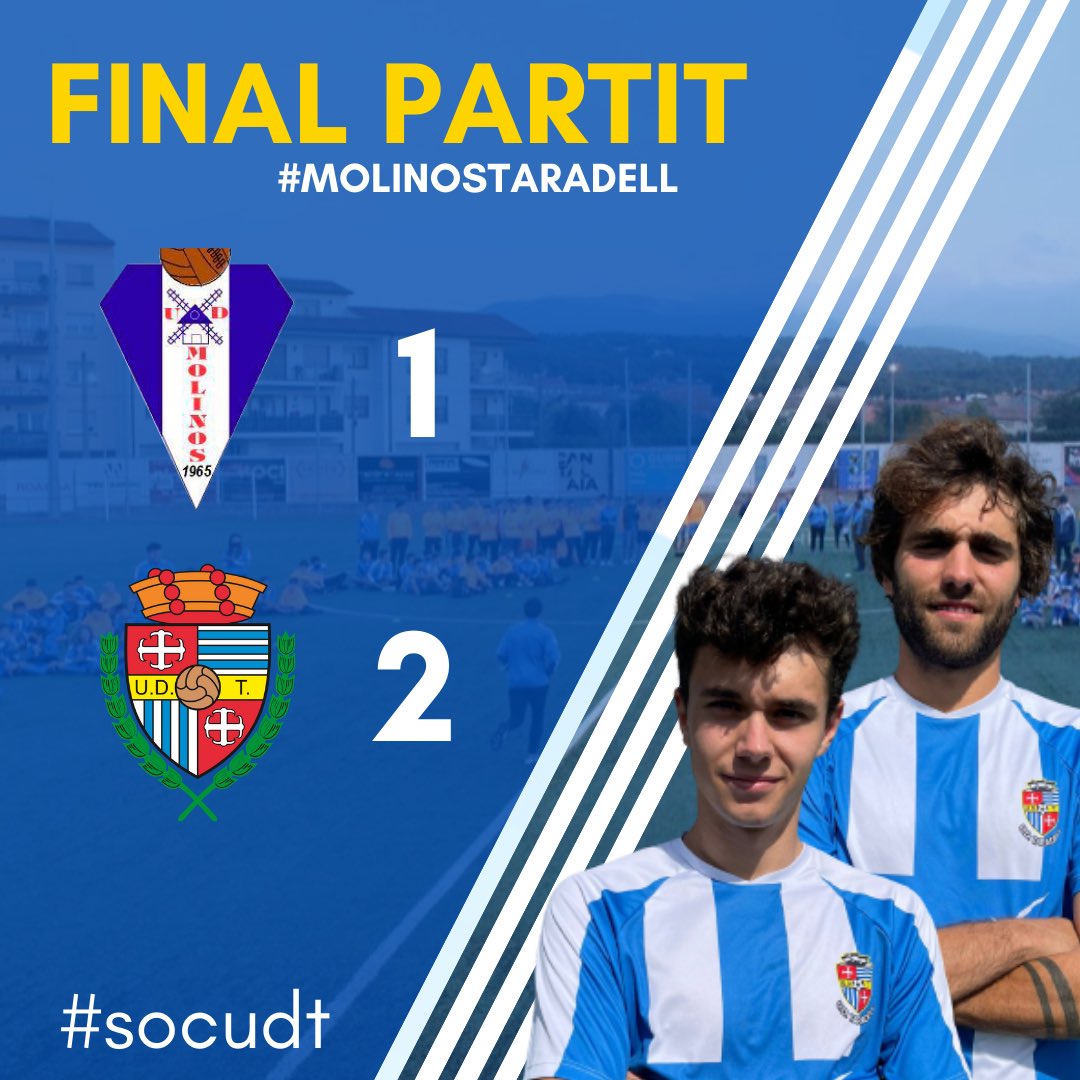 Final!!!! <a href="/UDMOLINOS1965/">U.D. MOLINOS - OFICIAL ⚽</a> 1-2 Taradell. Tres punts importantíssims i marescudissims. Bon partit!