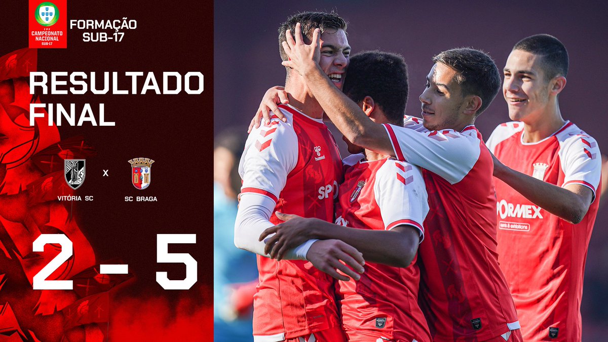 Exibição à Gverreiro no 𝐃𝐄́𝐑𝐁𝐈 𝐃𝐎 𝐌𝐈𝐍𝐇𝐎! 😎

Sub-17 reforçam o 1º lugar ✅

#VenhamElesQuemVier
