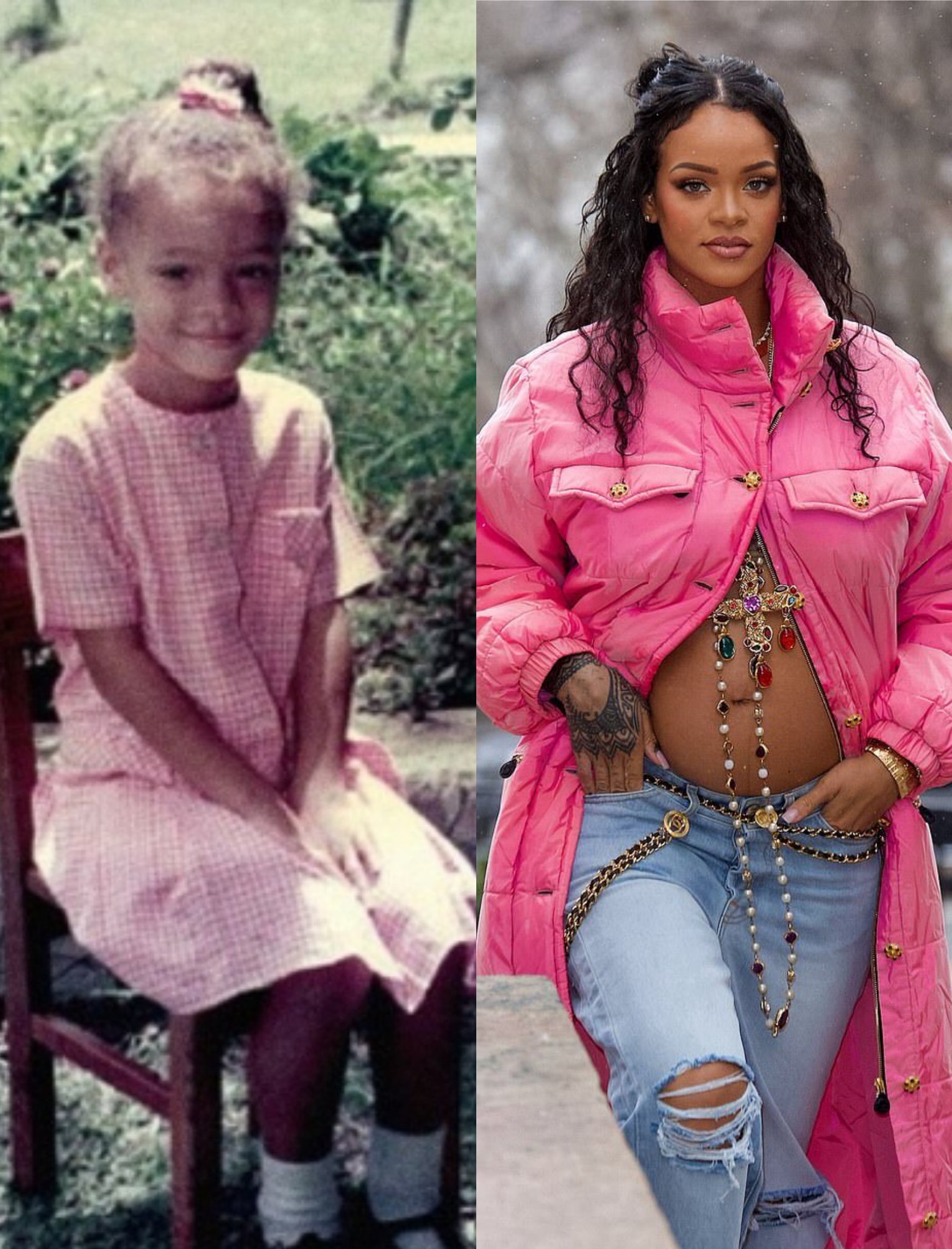 Happy 34th Birthday Rihanna!! 

4 years old     /       34 years old 
