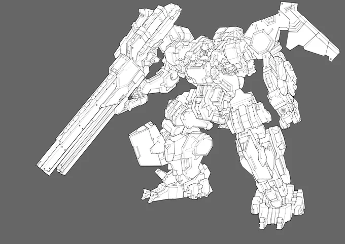 #見た人もなにか無言でキャノン付の何かをあげる
思ったよりキャノン度あるろぼを創作してないぞ……! 