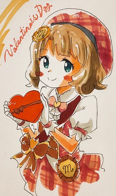 バレンタイン桃子ちゃんセンパイ。
コトブキヤのコラボの衣装で。 