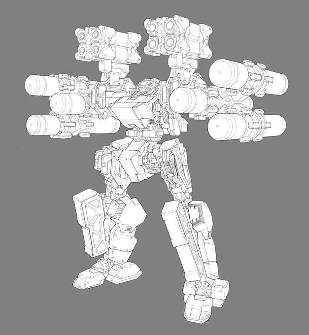 #見た人もなにか無言でキャノン付の何かをあげる
思ったよりキャノン度あるろぼを創作してないぞ……! 