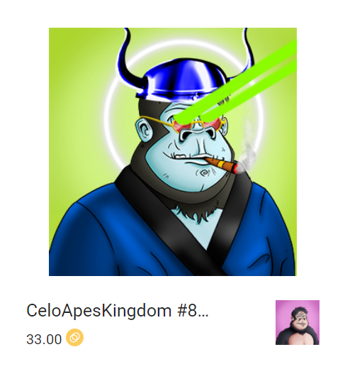CELO Apes NFT 👑| SOLD OUT tweet media