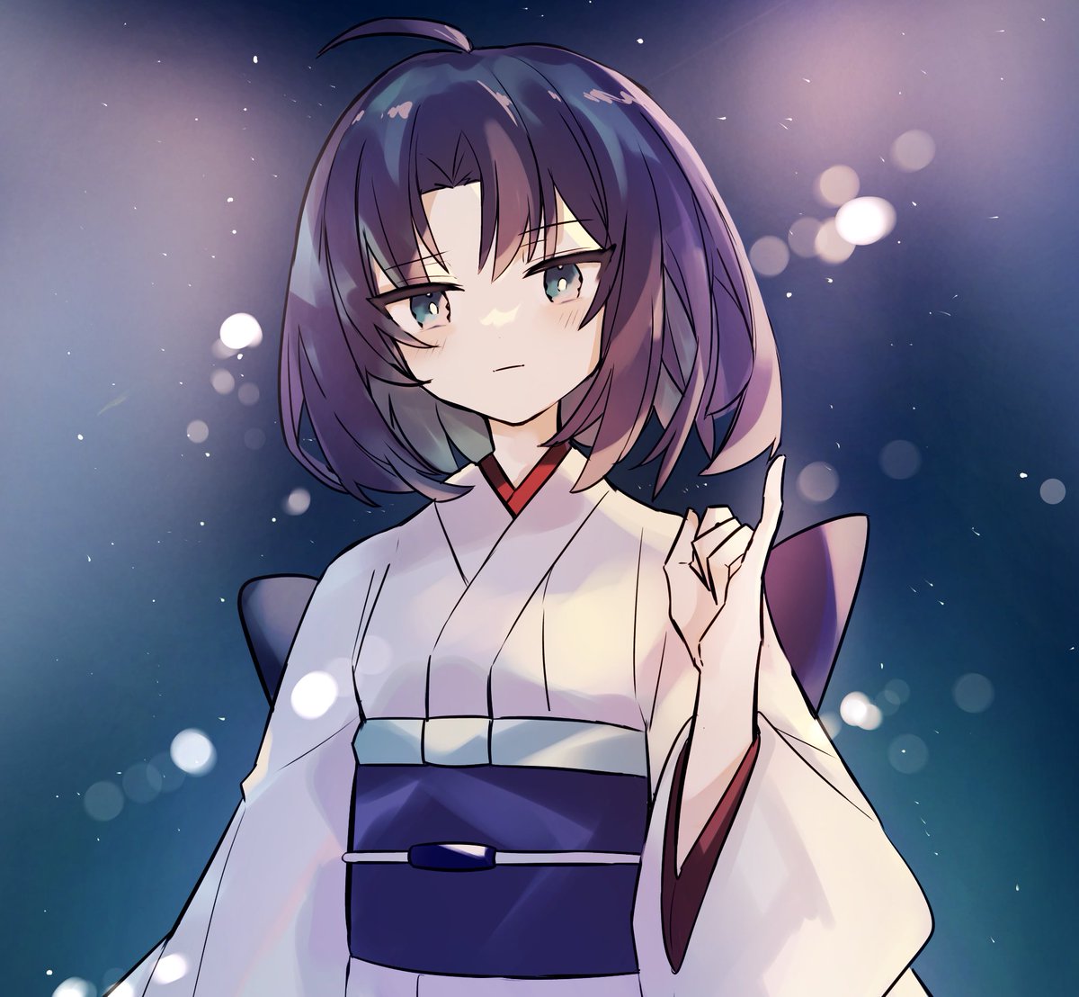両儀式(空の境界) 「指切り 」|の・あみゅるのイラスト
