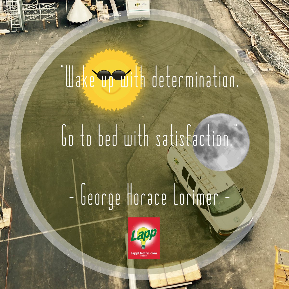 LappElectric's tweet photo. “Wake up with determination. Go to bed with satisfaction.” -George Horace Lorimer
.
.
.
.
.
#NoJobTooSmall #PoweredByPeople #ResidentialElectrician #CommercialElectrician #IndustrialElectrician #ElectricalContractor #LancasterPA #LancasterPAElectrician #CentralPAElectrician https://t.co/Mn0p1ndhoU