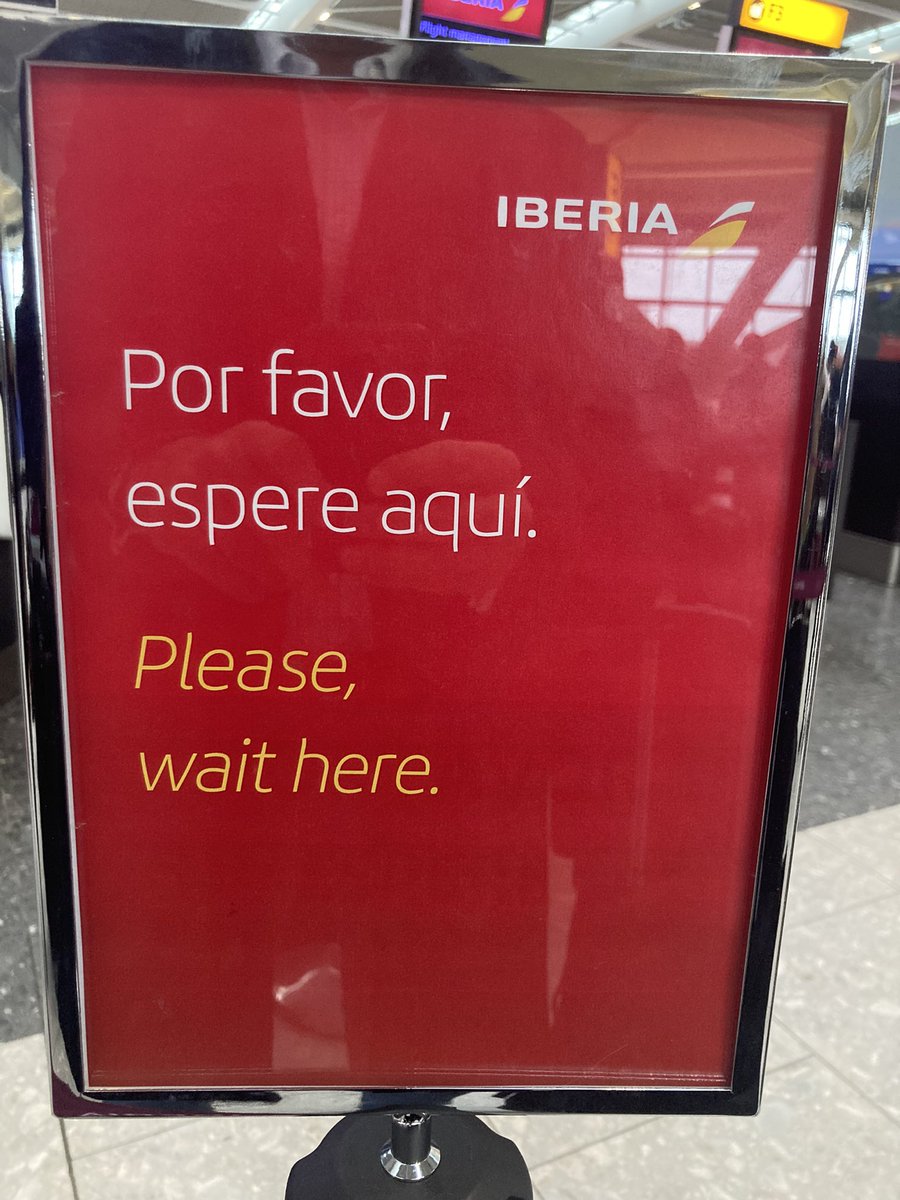 Rafchelala's tweet photo. @Iberia @HeathrowAirport 5 hours … https://t.co/yEJNjXxXTO