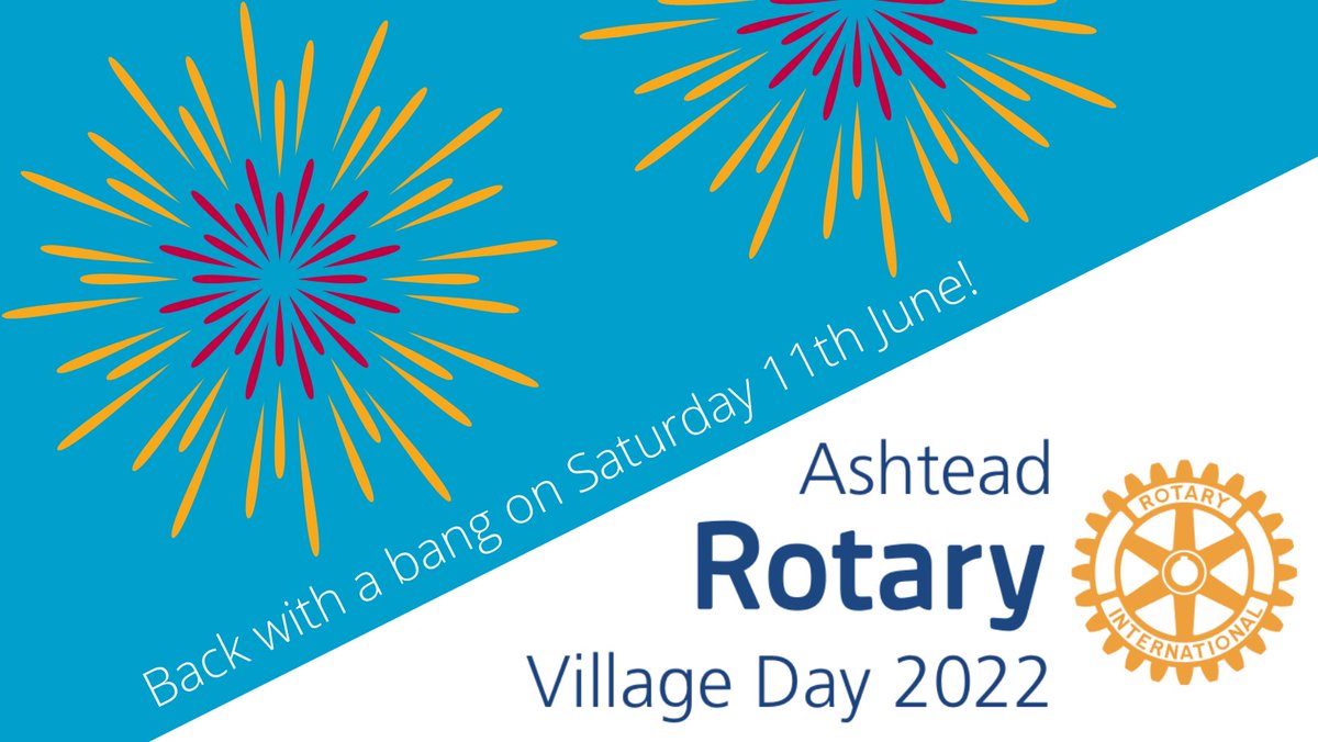 AshteadRotary (@ashteadrotary) on Twitter photo Stall bookings now open for Village Day 2022! Local hobby/interest groups, charities and businesses all invited to take a stall on 11th June 2022. Email avdstalls@gmail.com for info. It should be a great day but we need the 100 organisations that participate with us! <a href="/pr_rotary/">RotarySouthToday</a> Stall bookings now open for Village Day 2022! Local hobby/interest groups, charities and businesses all invited to take a stall on 11th June 2022. Email avdstalls@gmail.com for info. It should be a great day but we need the 100 organisations that participate with us! <a href="/pr_rotary/">RotarySouthToday</a>