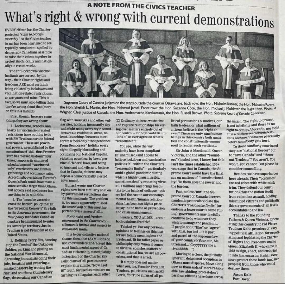 This is worthy of reading!! Thanks to Civics Teacher Jason Dale.