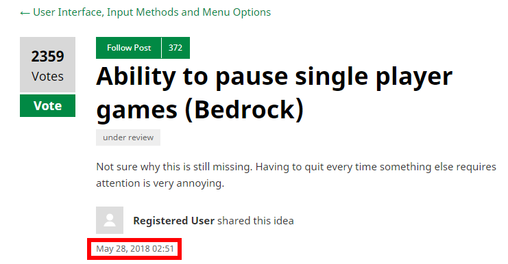 Minecraft players are SO NEEDY, imagine expecting a game to pause when you hit the literal⏸️button 🤣🤣🤣