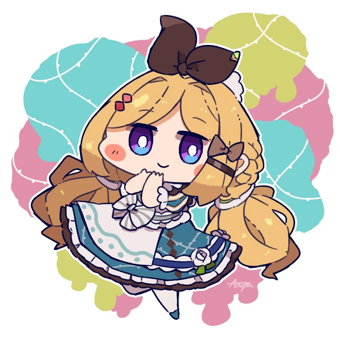 こないだの誕生日ライブよかった〜〜〜🍎
#アロ絵 