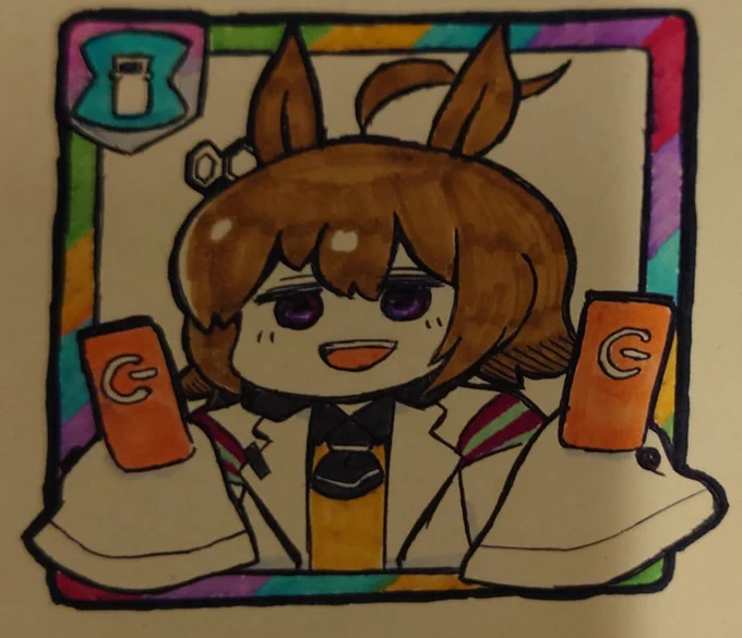 ウマ娘ZONEのPOPにマックイーンとタキオン描いてたわね #ウマ娘