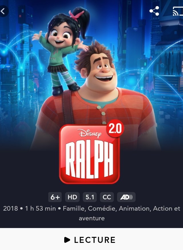 fisto_sr's tweet photo. 🎬📺🎮💻
#NW: Visionnage en famille de Ralph2.0 sur @disneyplus / @DisneyPlusFR avec les voix de @DorotheePousseo & @DemaisonFx !
@wreckitralph #Ralph2 #WreckItRalph https://t.co/2uH8GC1vqi