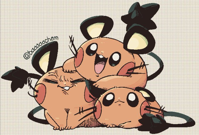 「cheek squash pokemon (creature)」 illustration images(Latest)