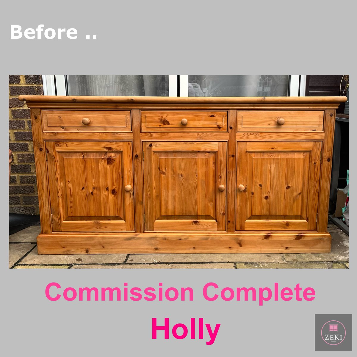 zekistudios's tweet photo. Lovely start to Sunday. Holly is back home after her makeover.
Great commission to work on. Fully primed, painted with @Neptune paint in Snow, new chrome handles, hinges and clasps.  Drop us a note if we can give a new lease of life to your furniture … #furnituremakeover https://t.co/c6nl4rMBOD