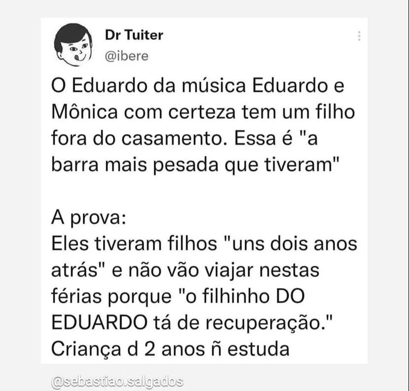 gabilotta's tweet photo. Estou chocada com essa descoberta que minha amiga de infância, Deborah, com quem cresci ouvindo Eduardo e Monica, compartilhou. 
Como nunca percebi isso antes?!? https://t.co/rc3DAjZKgm