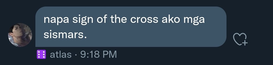 antukinqal's tweet photo. @agent_un paalala, kahit mag sign of the cross ka sa impyerno pa din bagsak mo💖 /lh https://t.co/mvxIN8SfMH