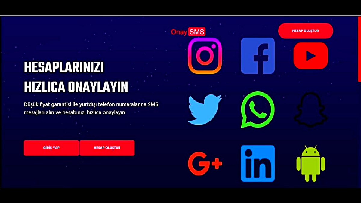 sosyalsesim99's tweet photo. Sende Hemen İstediğin Uygulamaya Sms onayını yap
https://t.co/VBJhfDgL3q https://t.co/me0ViCIrtg