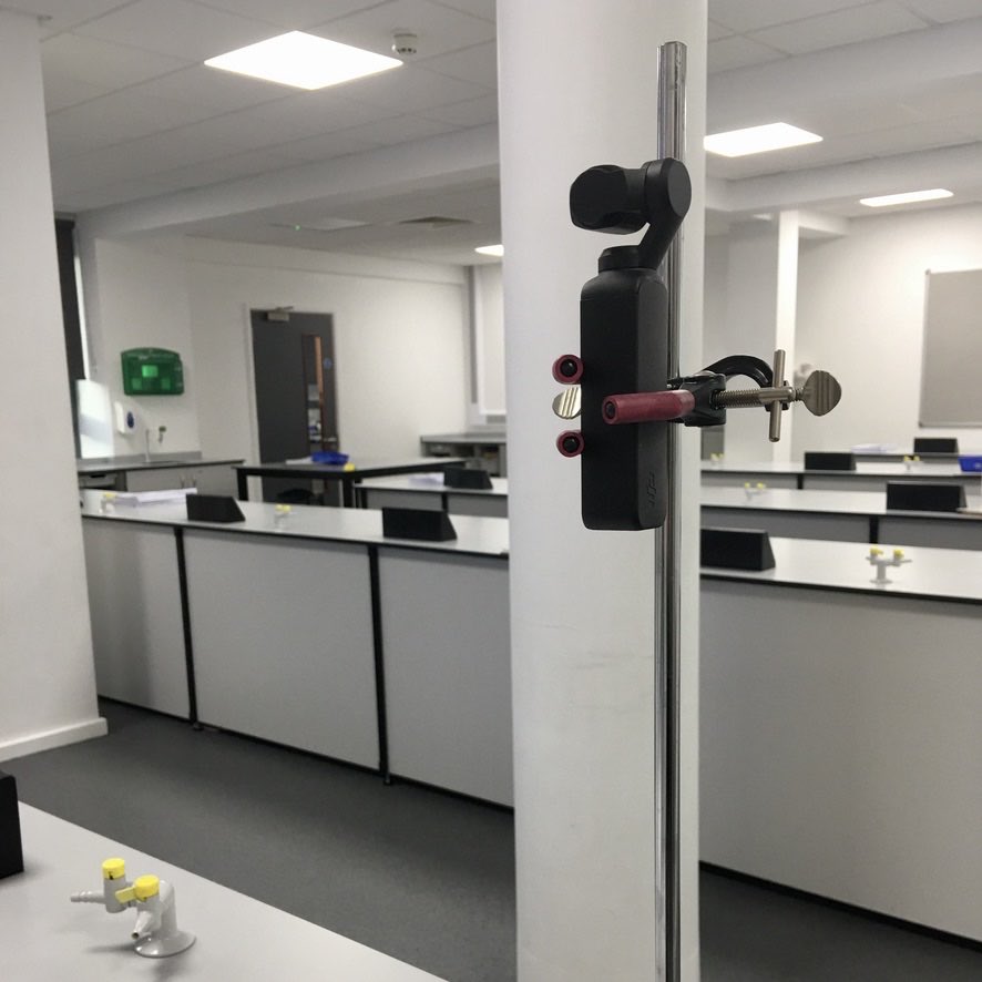 dixonsma_sci's tweet photo. Many years ago a previous school paid obscene money for a conspicuously massive IRIS Connect which never worked. Nowadays you just need a discreet camera on a clamp stand to capture fuel for coaching conversations. Progress. https://t.co/VKx1NRHIf1
