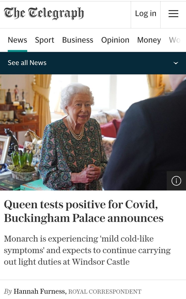 karlehawkes's tweet photo. "The Science" cult is panicking.
Forcing Queen to undergo tests, then branding her as INFECTED.
She's "carrying out light duties" because obviously SHE IS NOT ILL. And should NOT have been tested.
#Queen #masshysteria #cabal #CovidIsNotOver #FalsePostive #LondonBridgeIsDown https://t.co/oWGPtaazZY