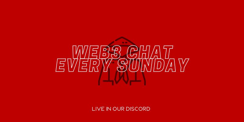 NFT CREATIVE CHAT - Live in our discord every Sunday 7.30pm GMT 

Come through to share, learn &amp; connect with other creatives in web3. 

Varying topics &amp; speakers each week with a lot more planned for the future!

Invite link:
discord.gg/zgKNw3t8Mw

#NFTCommunity #nftchat