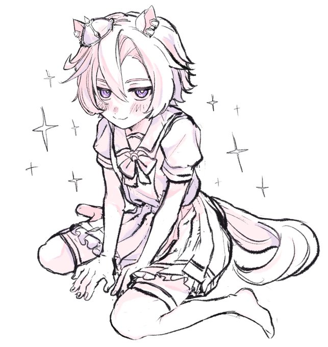 オペラオーって女の子座りできるん❓って聞いてみた時のオペラオー 