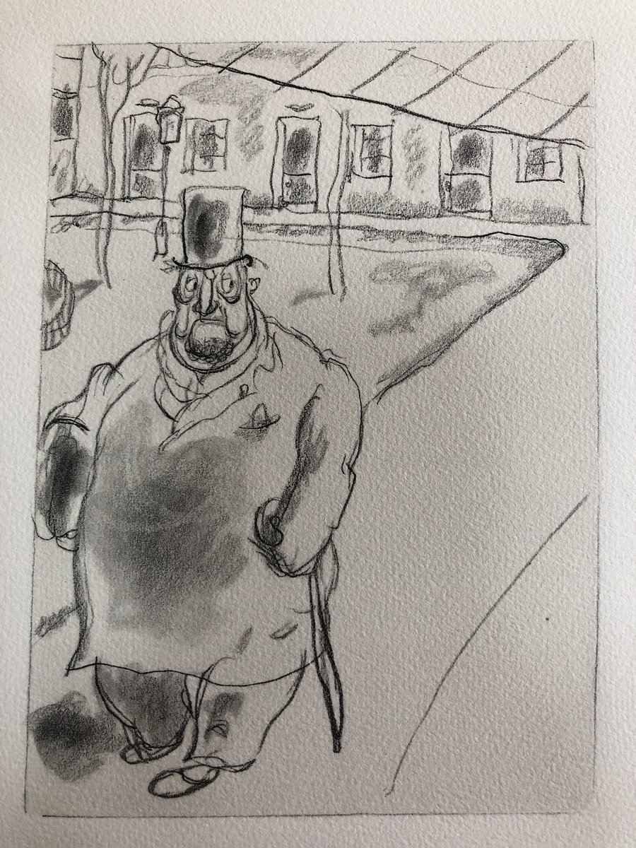 Gus Bofa sur « Père Barbançon » de Pierre Mac Orlan, 1948 