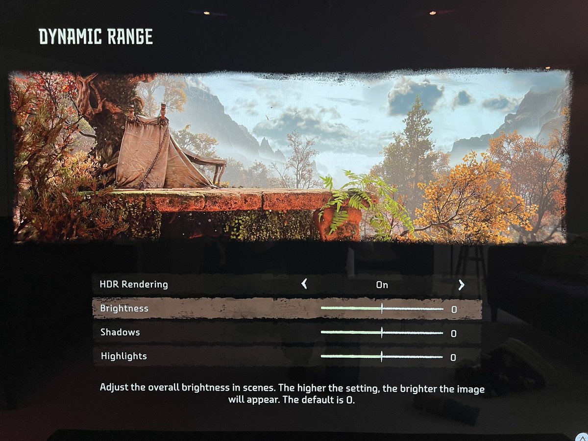 jeeves64's tweet photo. @Vincent_Teoh any tips on Horizon Forbidden West dynamic range settings for LG C1/CX? https://t.co/j9dGm3jWE0