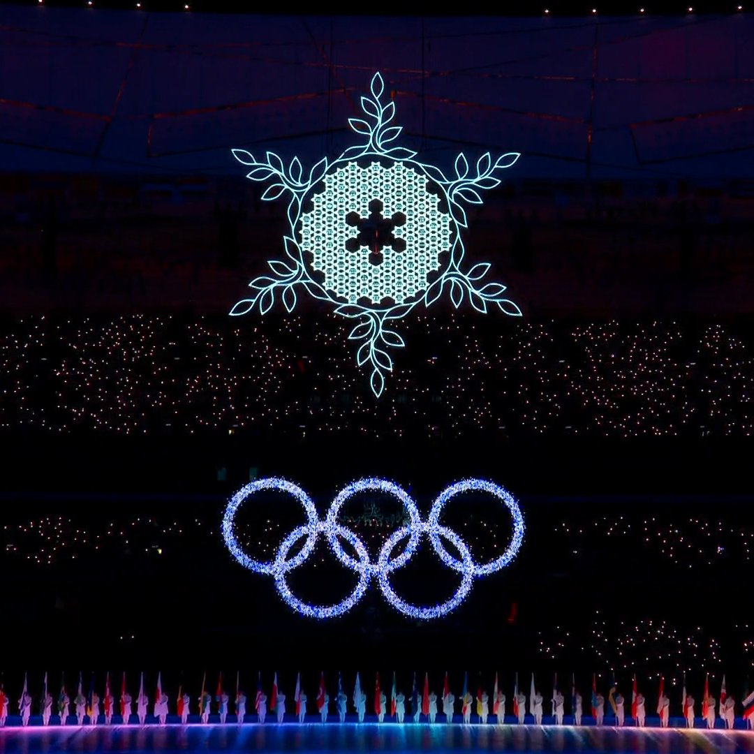 For one final time at #Beijing2022, the Olympic Rings light up the Bird's Nest. 

#ClosingCeremony #StrongerTogether #Olympics #WinterOlympics #TeamUSA #Ski #Skiing #AlpineSkiing #Skate #Snowboard #FigureSkating 


<a href="/Olympics/">The Olympic Games</a> <a href="/TeamUSA/">Team USA</a> <a href="/usskiteam/">U.S. Ski & Snowboard Team</a> <a href="/Beijing2022/">Beijing 2022</a>