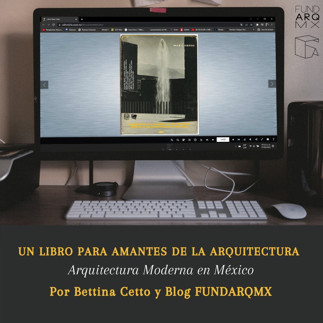 CasadelArq's tweet photo. ¡Hoy, natalicio del Arq. Max Cetto!
Conmemoramos su vida y obra con el artículo "Un libro para amantes de la arquitectura" escrito por su hija la Mtra. Bettina Cetto.

Ya puedes leerlo en #BlogFundarqMX https://t.co/maTHrIZdr0…

#CasaEstudioMaxCetto @CasadelArq @MediatecaFA https://t.co/2l1SBTV8UZ