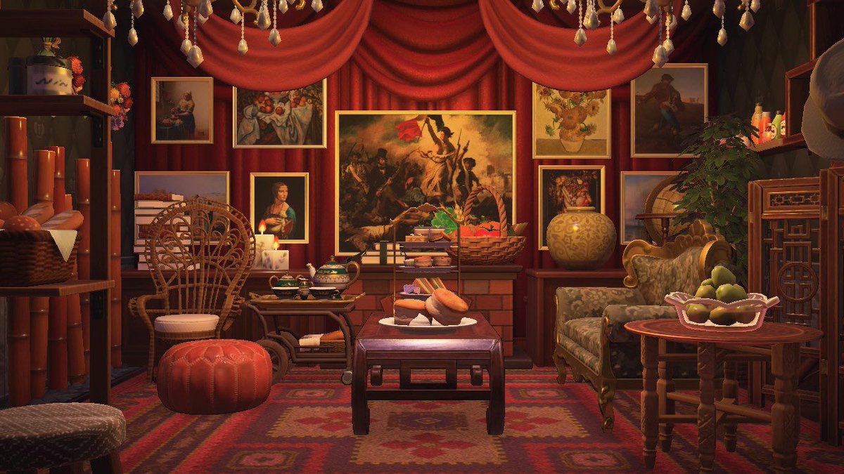 StanglassACNH's tweet photo. Some Skyloft Villager interiors 🥺 Lobo’s ancient tech lab, Nan’s stable inn, Brucie’s Lurelin hut, and Chop’s art gallery 💕
#acnh #Zelda #zeldacore #AnimalCrossingNewHorizions https://t.co/SJeXgIhbHC