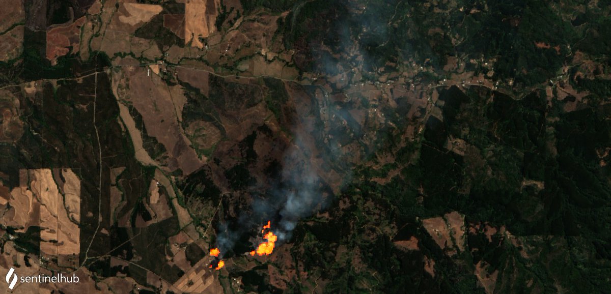 WED_explorer's tweet image. 🔥Massive Forest fire erupts in #Chile🇨🇱
©️The script published by @Pierre_Markuse
🛰@sentinel_hub #CustomScripts
#Wildfire #BushFire #ChileFire #Fire #Wildfires #ForestFire