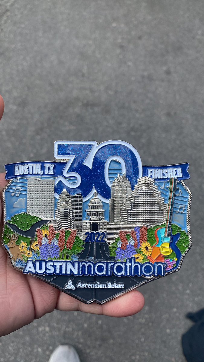 JoeyLL3's tweet photo. I did something today! #austin #marathon #ifinished https://t.co/Lda7UD6aU8