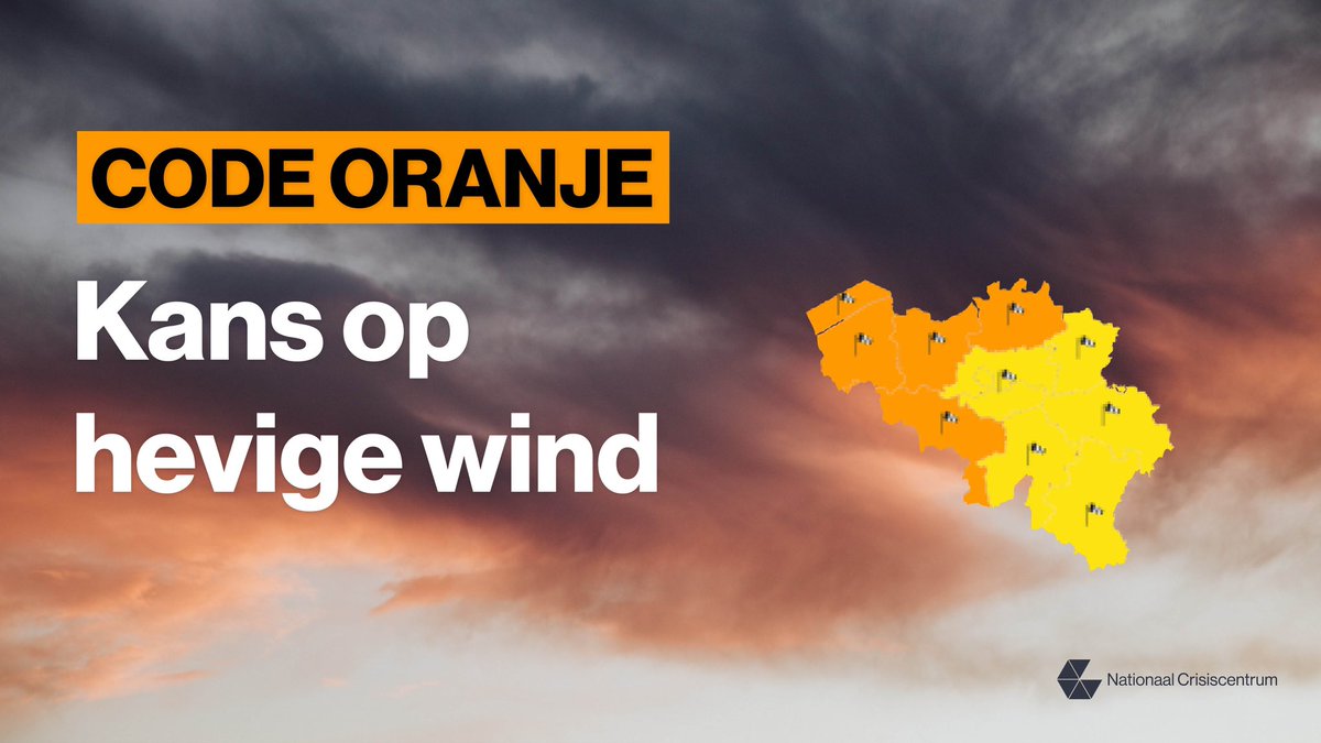 bzcentrum's tweet photo. Het KMI heeft net code oranje aangekondigd voor de provincie Oost-Vlaanderen tussen 22 uur en 2 uur. We hebben nog zo'n 250 meldingen te gaan van storm #Eunice, maar storm #Franklin is er al. Help ons en blijf binnen. Gebruik https://t.co/4lg95dxqAV als je ons nodig hebt. 💨🚒🚑 https://t.co/kXIzxpGqGK