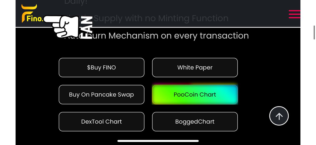 We are on the job of website Revamping. Community Requested informations over AMA will be updated in our home page soon..

finodao.com

#AutoStake #Auto #Earn #Rebase #1000xgem #BSC #BSCGemsAlert #Fino #libero #Titano #FORK #BSCGem #BNB #Binance #busd #FinoDAO #CMC