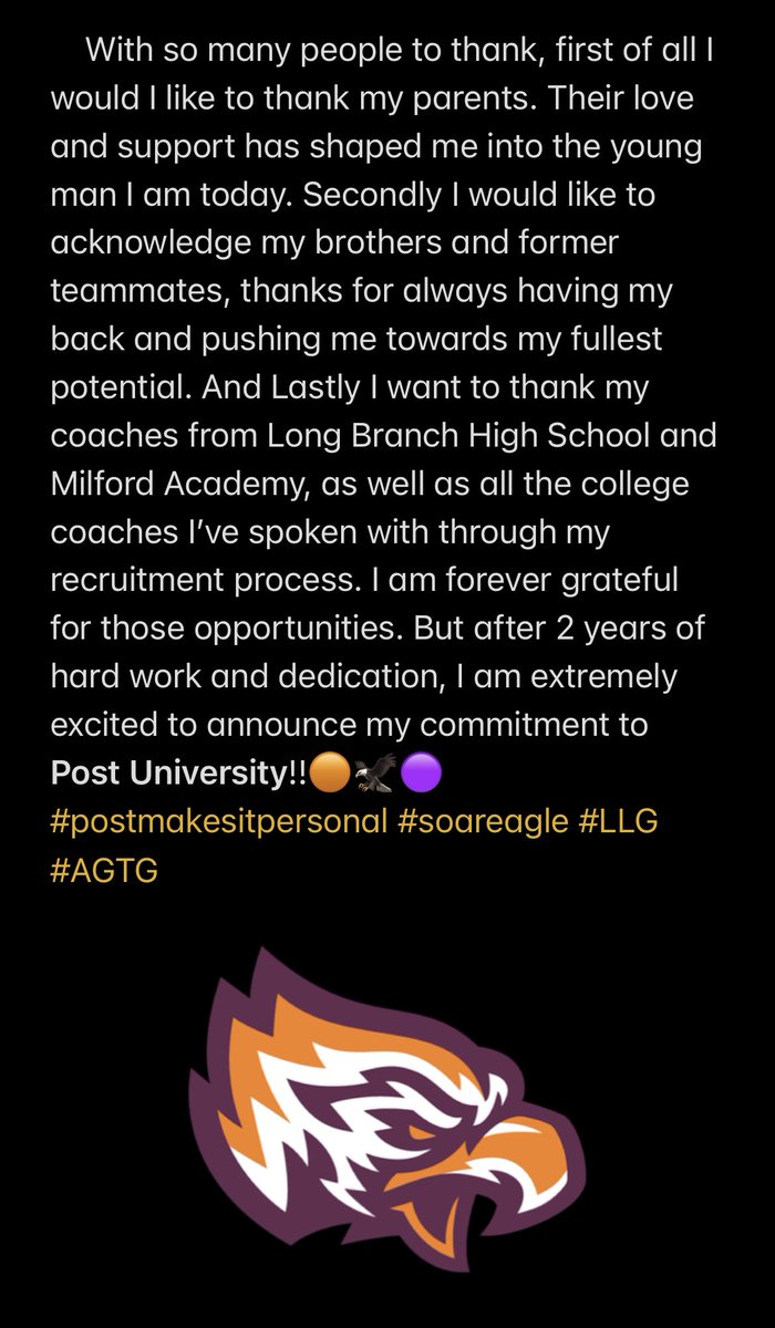 𝔐𝔢𝔩𝔳𝔦𝔫 𝔐𝔬𝔲𝔩𝔱𝔯𝔦𝔢 𝑰𝑰𝑰 🦍 (@treymoultriee) on Twitter photo 110% COMMITTED🧡💜 #LOCKEDIN <a href="/damehova9/">Damon Simmons</a> <a href="/post_fb/">Post University Football 🦅</a> <a href="/HughVillacis/">Hugh Villacis</a> @Coach_Nu27 110% COMMITTED🧡💜 #LOCKEDIN <a href="/damehova9/">Damon Simmons</a> <a href="/post_fb/">Post University Football 🦅</a> <a href="/HughVillacis/">Hugh Villacis</a> @Coach_Nu27