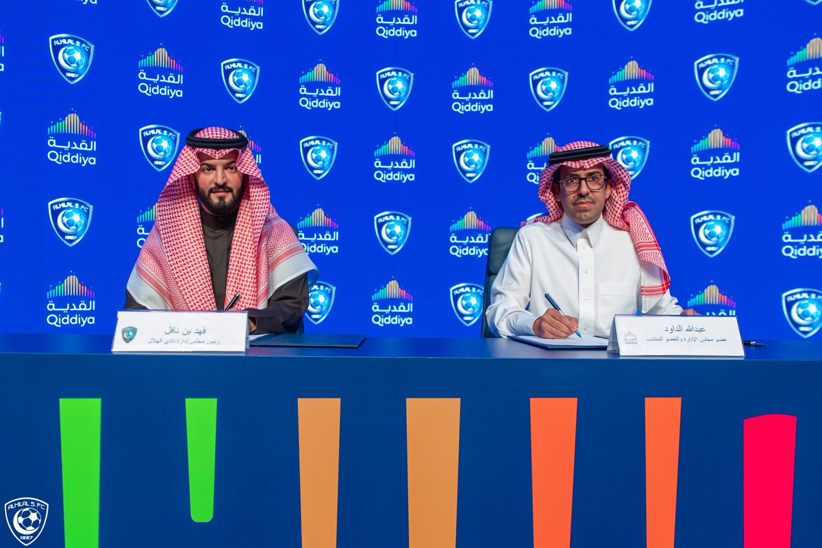 Alhilal_FC's tweet photo. 🤝 نحو وجهة أخرى لمجدٍ جديد.. 
أهلاً بالشريك الاستراتيجي @qiddiya 😍💙

#الزعيم_في_القدية 
#الهلال https://t.co/ytGYMkTcXQ