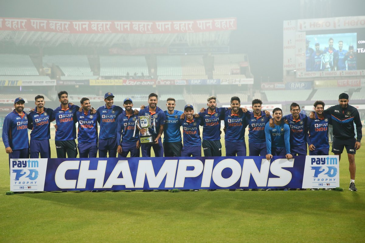 Jo_Prashant's tweet photo. "CLEAN" & "SWEEP" must be the 2 most apt #Wordle dedicated to Team India's win in the final T20I against the West Indies today. With this win, now #TeamIndia holds the No.1 position in the #ICC #T20I rankings. #Congratulations #INDvWI #indvswi3rdt20 @nytimes @ImRo45 @BCCI https://t.co/ljiXgzFKYT