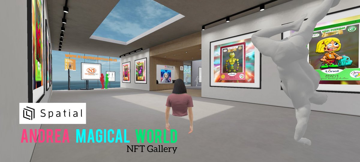 Andrea Magical World (@nftandreamagic) on Twitter photo On Tuesday 22nd at 4:00 p.m. (GMT+1) we will publish the access link to the virtual gallery at <a href="/spatialxr/">❗DO NOT USE❗ Now @Spatial_io 🎉</a>
We will also play a game, the first person to find all three keys🔑 will receive a fully personalized NFT 🖼️🌈.
You are all invited!
Follow in ⬇️
tunel.app/u/Artanix_Lege…
#nft On Tuesday 22nd at 4:00 p.m. (GMT+1) we will publish the access link to the virtual gallery at <a href="/spatialxr/">❗DO NOT USE❗ Now @Spatial_io 🎉</a>
We will also play a game, the first person to find all three keys🔑 will receive a fully personalized NFT 🖼️🌈.
You are all invited!
Follow in ⬇️
tunel.app/u/Artanix_Lege…
#nft