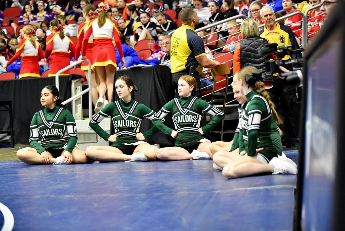 Thankful that we were able to cheer at the state tournament this year. Congratulations to Max, Gavin, and Carson for making the podium. We are so proud of you! 
Thank you, Bob Nemmers, for the photos! We appreciate you so much!