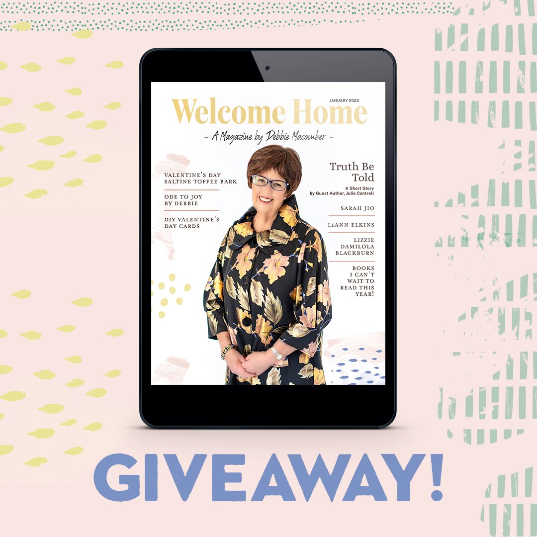 GIVEAWAY ALERT! I'm giving ONE lucky winner a chance to win a copy of the January issue of my digital magazine Welcome Home. All you have to do is retweet for your chance to win! The winner will be selected on Tuesday, February 22nd!
hubs.li/Q014wf5H0