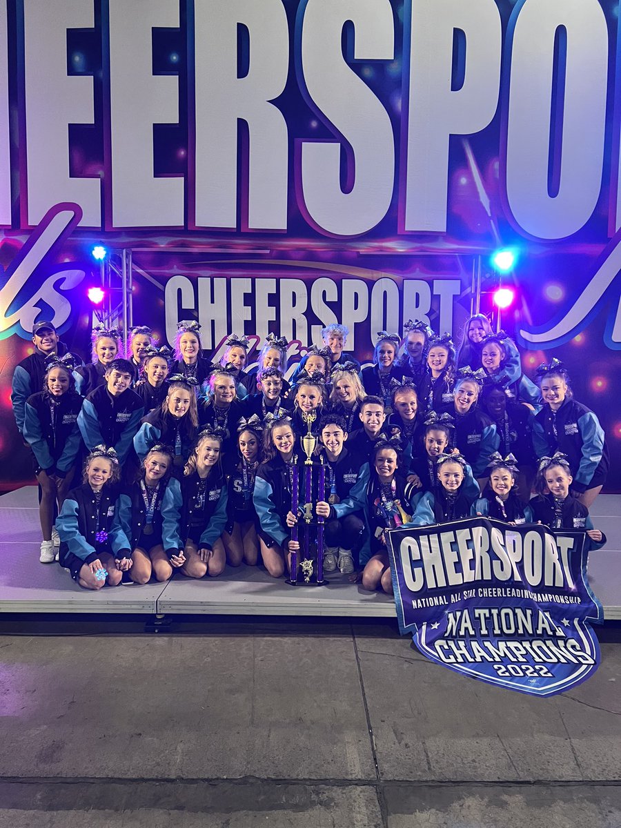 CHEERSPORTCorp's tweet photo. Just a few CHAMPIONS from #CHEERSPORT22 🏅🏆 https://t.co/kFe6kw4BMC