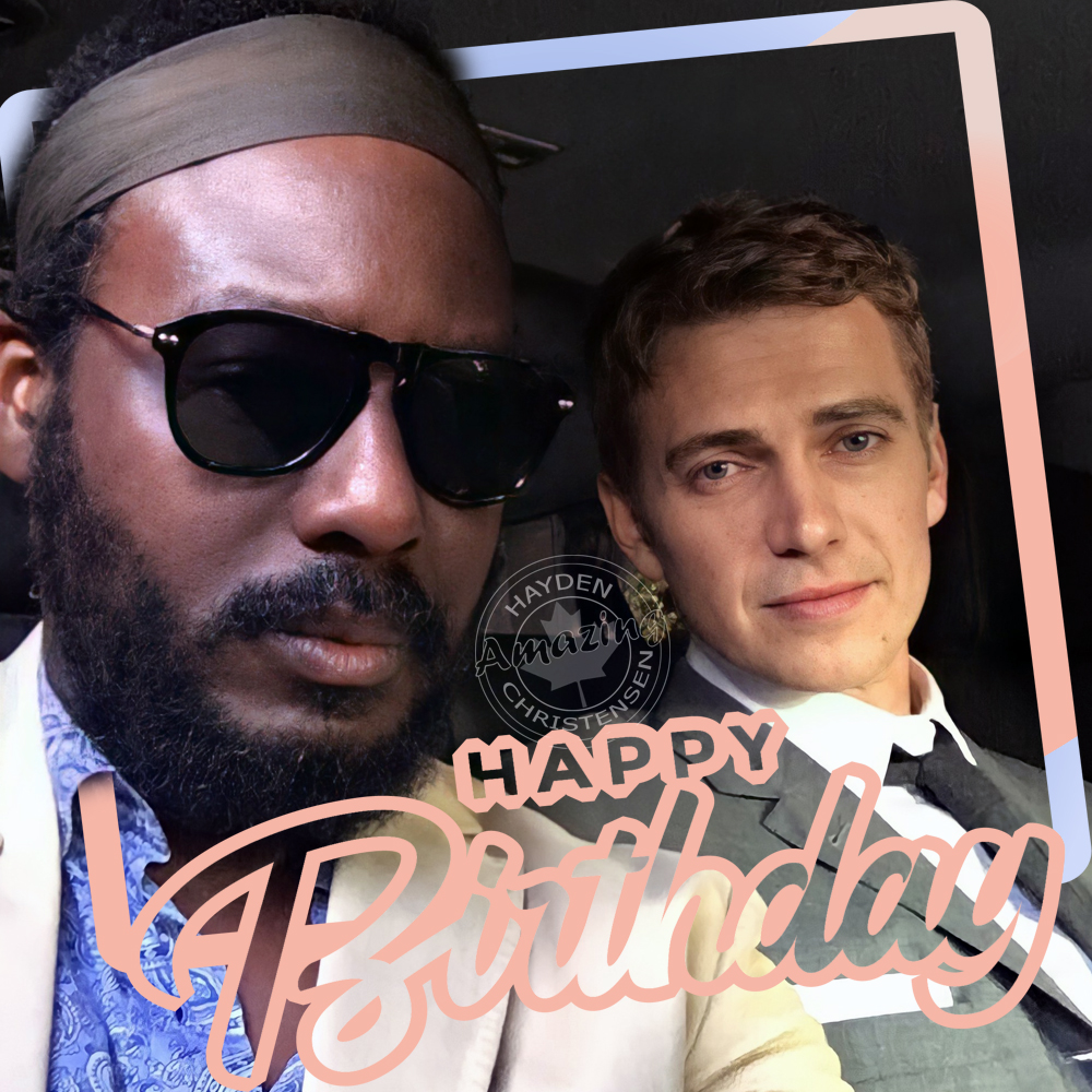 Happy birthday to   Hayden Christensen and k-os while premiere events 