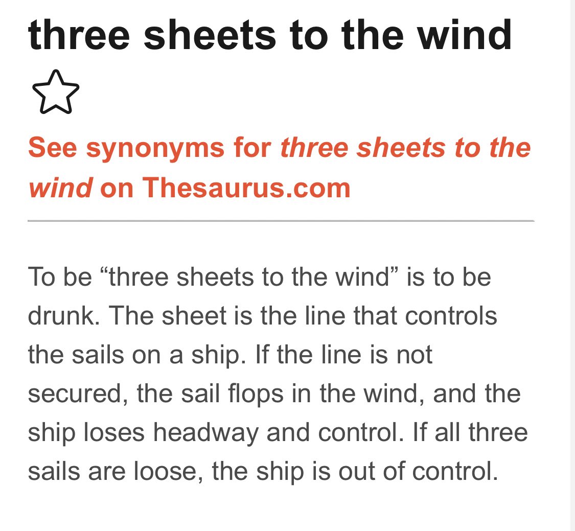 TheCriticalDri1's tweet photo. #ThreeSheetsToTheWind #Idioms 🥃🧉🍻 https://t.co/0usbKqSPKa
