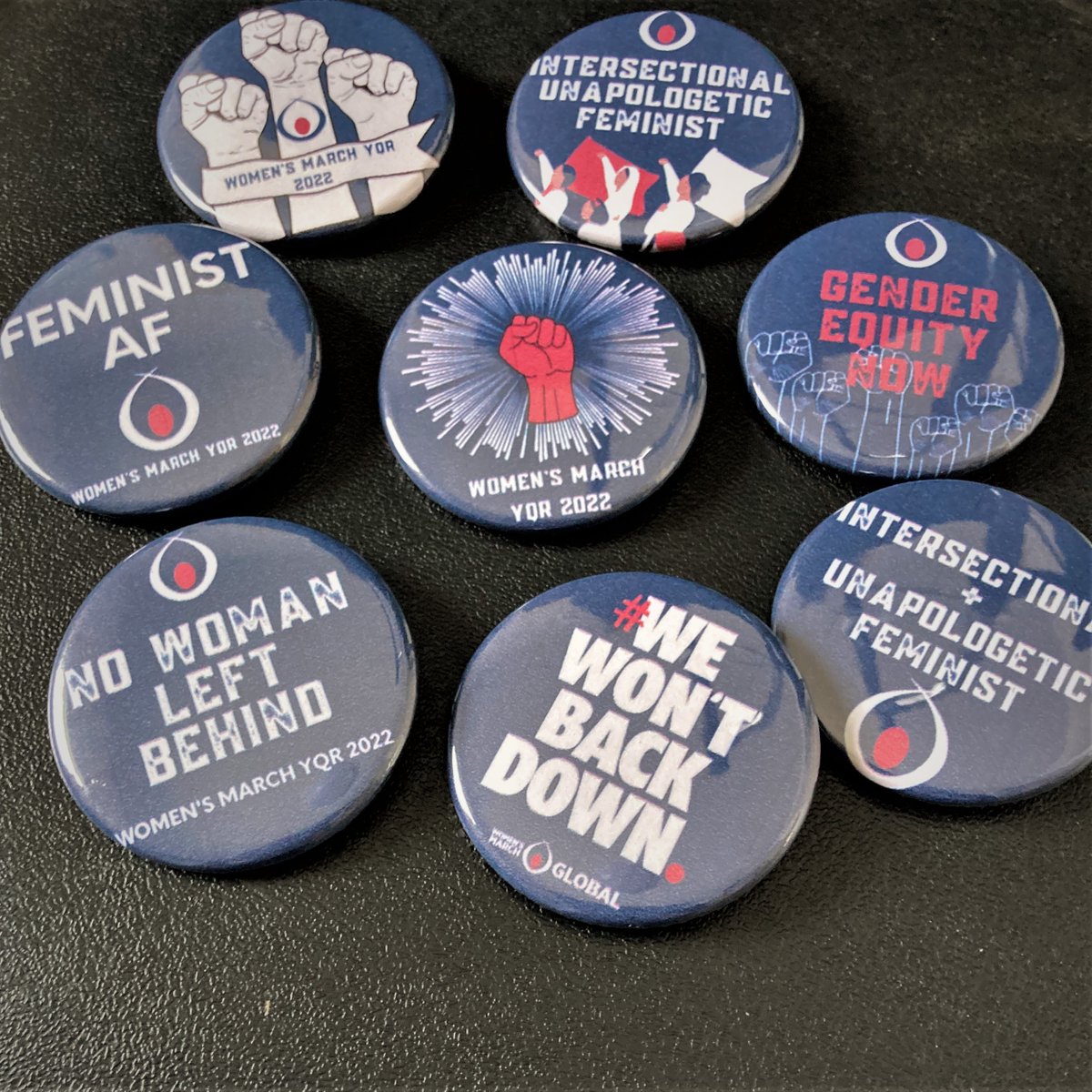 Want to win these awesome buttons?! Submit your selfies, walks, stories this week, and we’ll send you all the feminist buttons your heart desires. We want to know why you march for women’s rights. Send vids and pics to womensmarchregina@gmail.com #womensmarchyqr