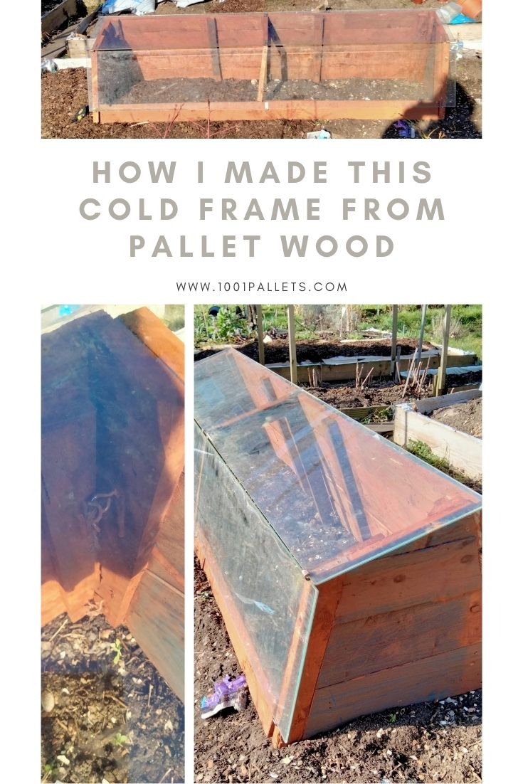 iRecyclart's tweet image. How I Made This Cold Frame From Pallet Wood &amp;amp; Discarded "Ikea" Glazed Doors : 1001pallets.com/how-i-made-thi… - #ColdFrame #Garden #Storage