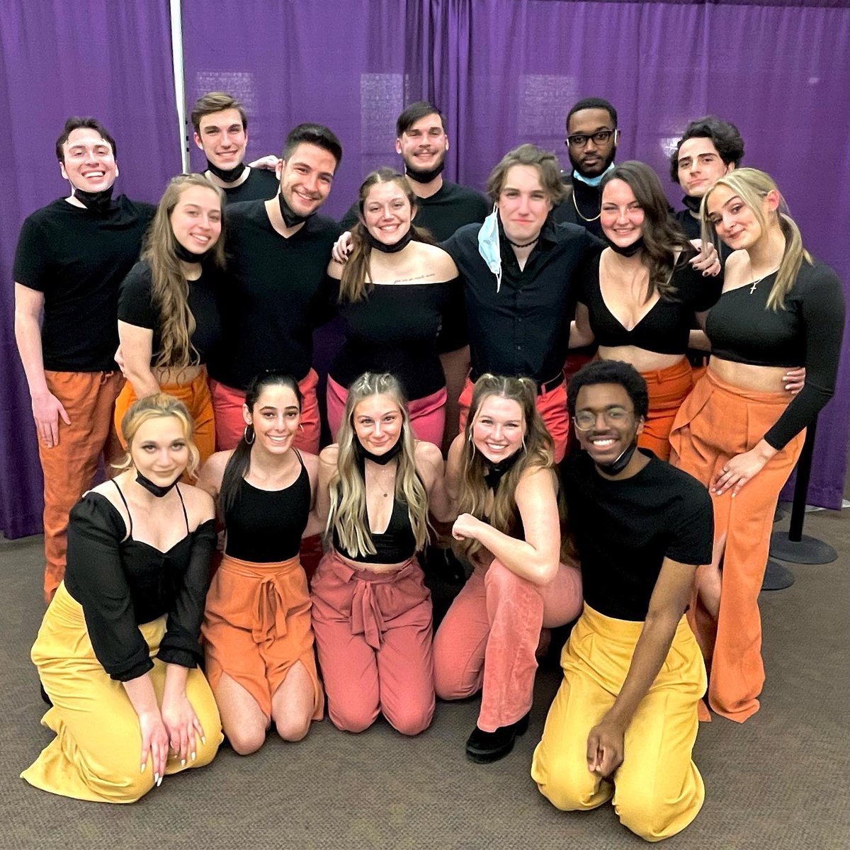 WCU_UnderARest's tweet photo. Thank you to everyone who came to support us! We placed 3rd at our ICCA Quarterfinal! Congratulations to Chromatic &amp; Supernovas for advancing to Semifinals! Amazing job to all the groups involved in the show &amp; thank you to @varsityvocals for giving us this opportunity! 🧡💗💛 https://t.co/0bDqRPctw5